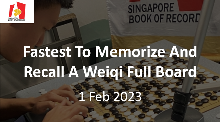 Fastest to memorize and recall a weiqi full board, 1 Feb 2023